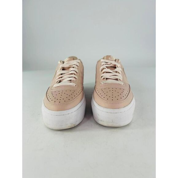 Nike Court Vision Alta Women's Shoes US 10 Tan/Pink Platform Sneakers - Picture 2 of 13